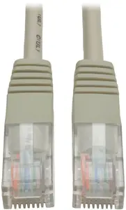 Tripp Lite N002-001-GY Cat5e 350 MHz UTP Ethernet Kabelis RJ45 Vīrietis pret Vīrieti Pelēks 0.3 m