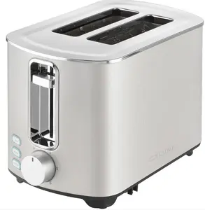 Catler TS4015 Toaster with Two Extra-Wide Slots Stainless Steel Body 6 Toasting Levels and 4 Functions