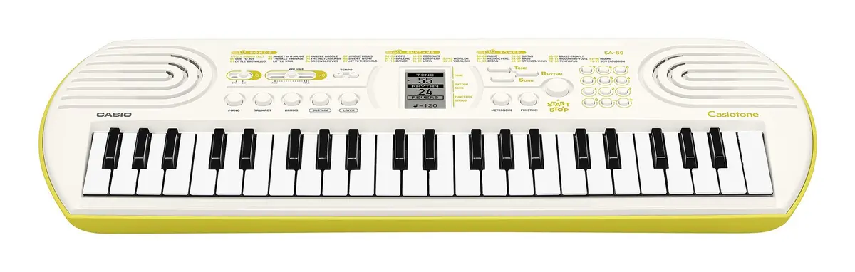 Casio SA-80 Digital Piano White Photo 2