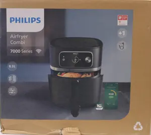 Philips HD9880/90 7000 XXL Connected Airfryer Combi friteris 2200 W 8.3 L melns