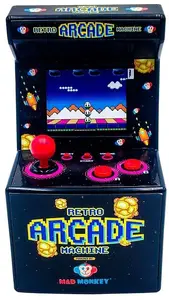 ThumbsUp Mad Monkey Mini Arcade Machine with 240 8-bit games