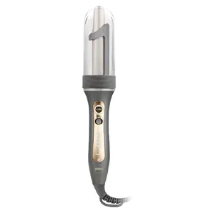 Eldom Automatic Hair Curler Mia Silver-Gold Curling Iron with Ceramic Heating System 5 Heating Levels LED Display Ionic Function 210 °C Max
