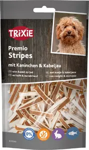 Лакомство для собак Trixie Premio Stripes полоски с кроликом и треской