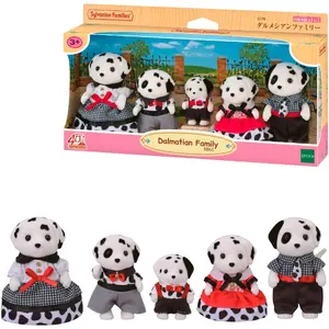 Epoch Sylvanian Families Dalmatian Family Figure Set for Ages 3 and Older