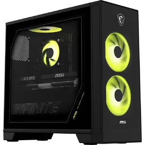 MSI MAG Infinite S AI Galddatora Dators Intel Core Ultra 5 225F 16 GB DDR5 512 GB SSD NVIDIA GeForce RTX 5060 Windows 11 Home Melns