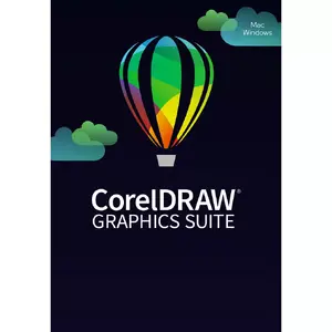 Grafikas redaktors COREL CorelDRAW Graphics Suite — 1 gada atjauninājums, daudzvalodu, Windows 10/11, macOS Monterey–Sonoma, vismaz 8 GB RAM