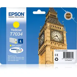 Ink Cartridge EPSON C13T70344010 Yellow 0.8k