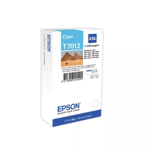 Картридж Epson T7012 XXL размер голубой T7022