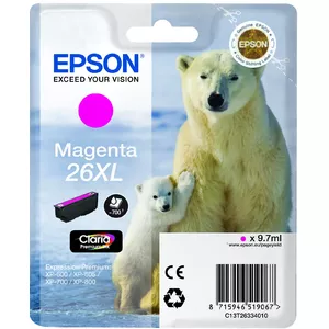 Kārtridžs Epson Tinte Singlepack Magenta 26XL Claria Premium