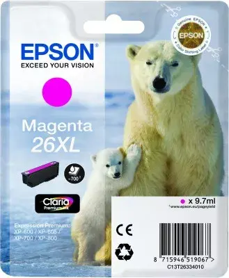 Kārtridžs Epson Tinte Singlepack Magenta 26XL Photo 2