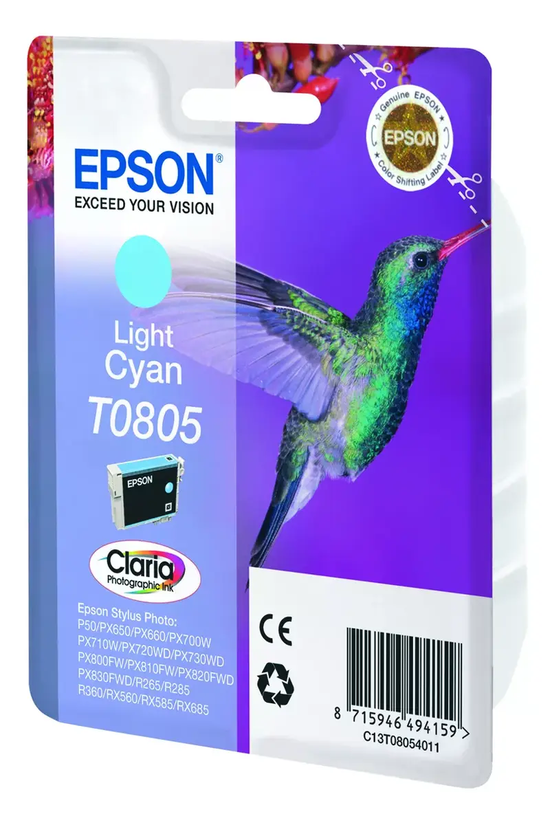 Картридж Epson T0805 Светло-голубой Photo 2