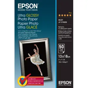 Photo Paper Epson Ultra Glossy 13x18cm 50 Sheets