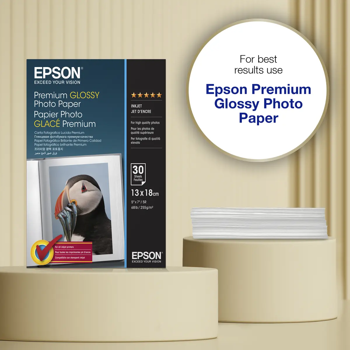 Epson Premium Glossy fotopapīrs 13x18cm 30 lapas Photo 6