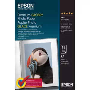 Photo Paper Epson Premium Glossy A4 15 Sheets