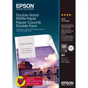Divpusējā matētā papīrs Epson C13S041569 A4 50 lapas