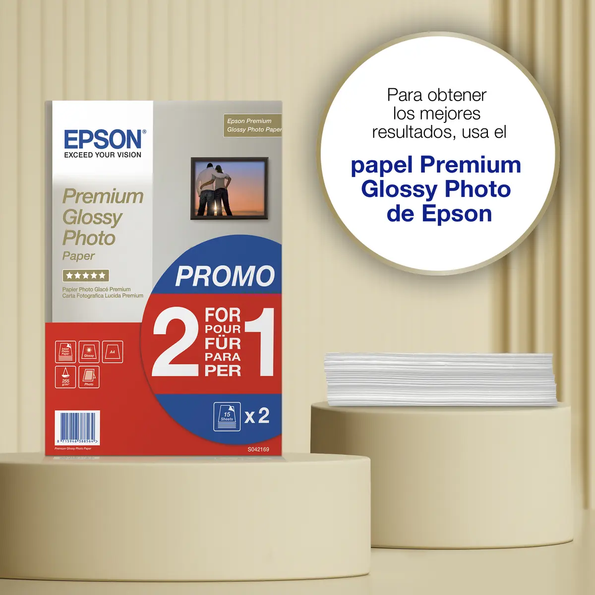 Epson Premium Glossy Photo Paper A4 255gsm 30 sheets Photo 2