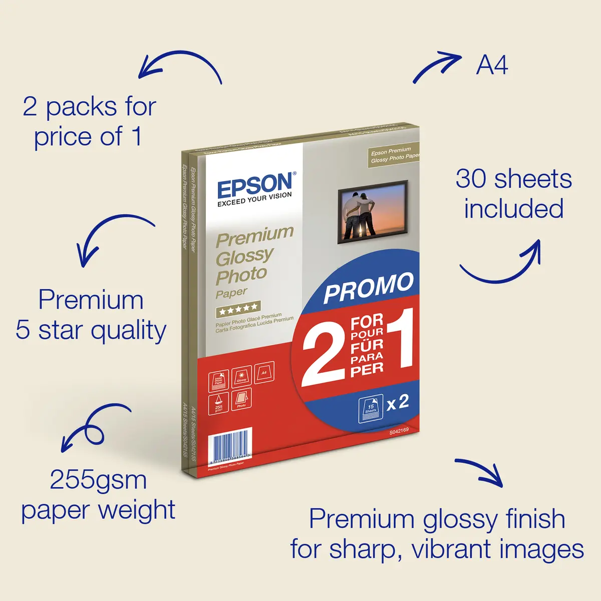 Epson Premium Glossy Photo Paper C13S042169 Photo 4