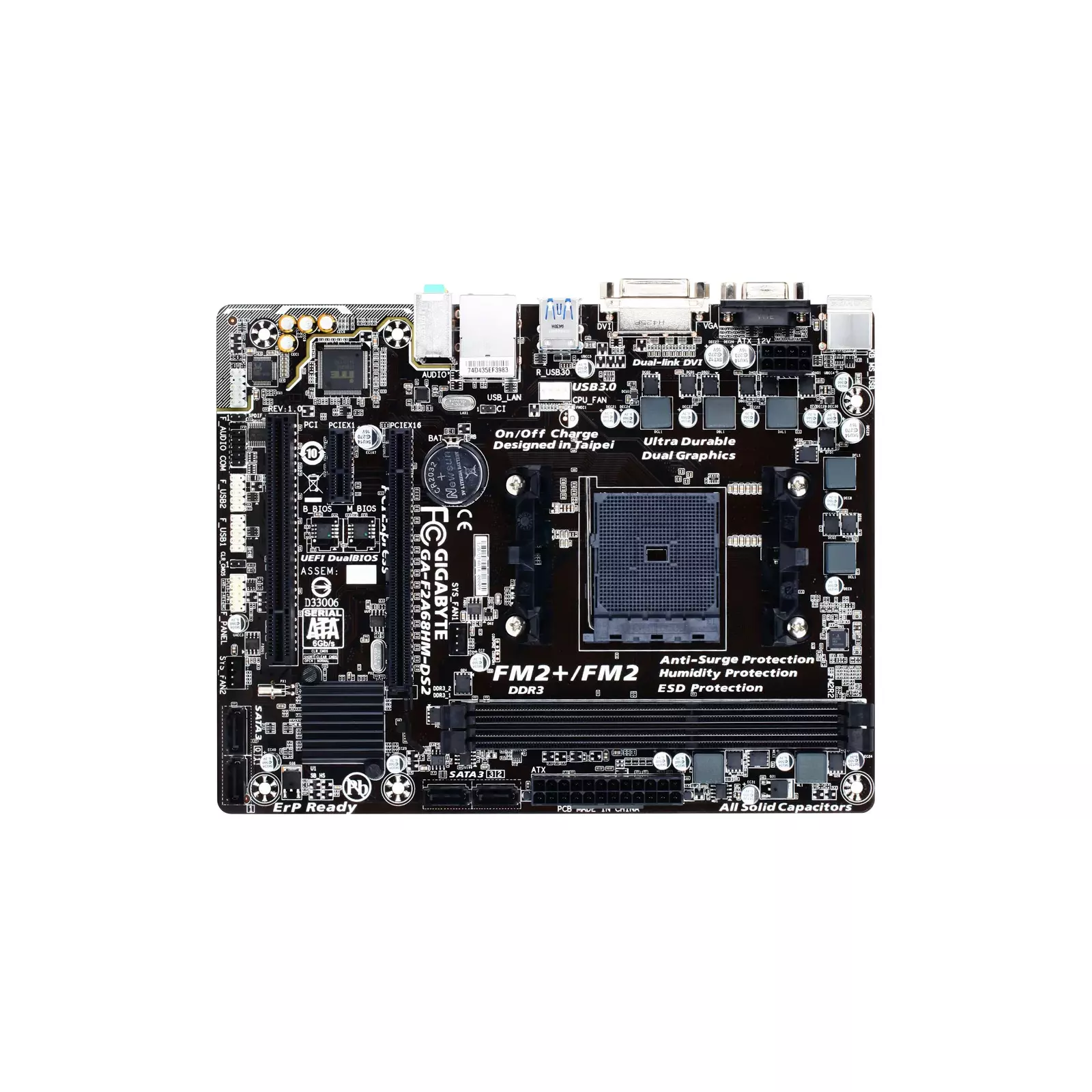 GIGABYTE GA-F2A68HM-DS2V1.1 Photo 2