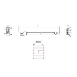 ART KABADA USB3/MIUSB AL-OEM-161 video cable adapter Photo 2