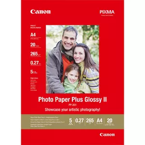 Photo Paper, Canon, PP-201 Glossy II A4 - 20 Sheets