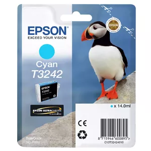 Картридж Epson T3242 Cyan