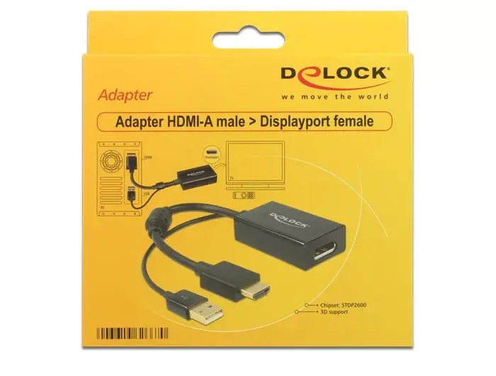 HDMI + USB kabelis DeLOCK 62667 Photo 2