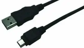 Кабель LogiLink CU0014 USB 2.0 USB A - Mini-USB B 1.8 м черный с магнитным экранированием