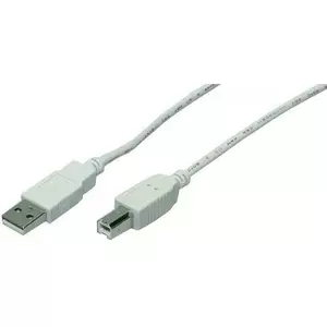 LogiLink 5m USB 2.0 USB кабель USB A Mini-USB B Серый