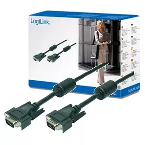 VGA Cable LogiLink CV0017 15m D-Sub Black