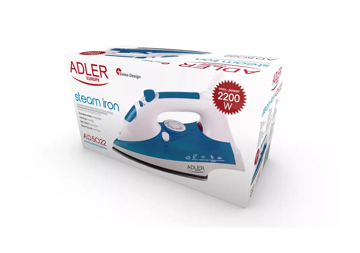 Утюг Dry & Steam Adler AD 5022 Photo 6