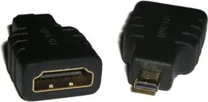 Cable Gender Changer HDMI D to HDMI A LogiLink AH0010 Black