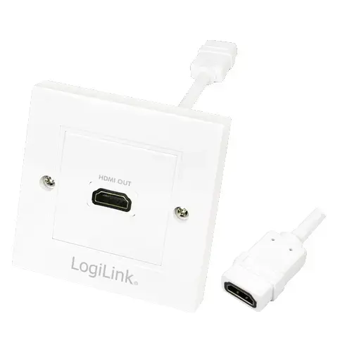 LogiLink AH0014 HDMI sienas rozetes adapteris