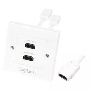 HDMI кабель LogiLink AH0015, тип A, Женский к Женскому, белый