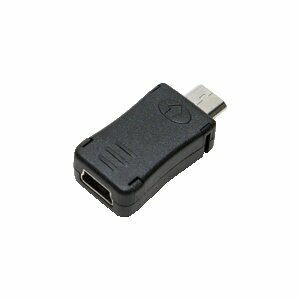 LogiLink AU0010 kabeļu spraudņu pāreja Micro USB Mini USB Melns