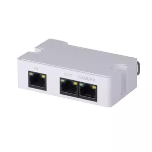 Network transmitter DAHUA PFT1300, 10/100 Mbps, up to 300 m, IEEE 802.3af/at, 79×52×23 mm, 3 W, white