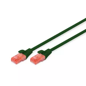 Сетевой патч‑корд DIGITUS CAT 6 U/UTP, 1 м, RJ-45–RJ-45, зелёный