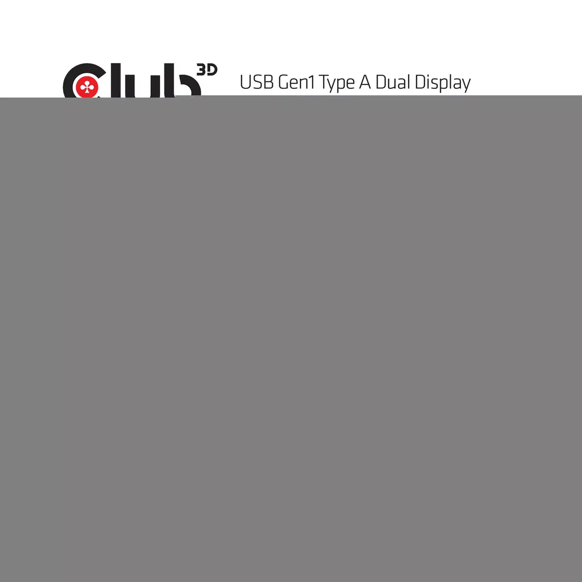 Док-станция CLUB3D USB Gen1 Type A Dual Display Photo 3