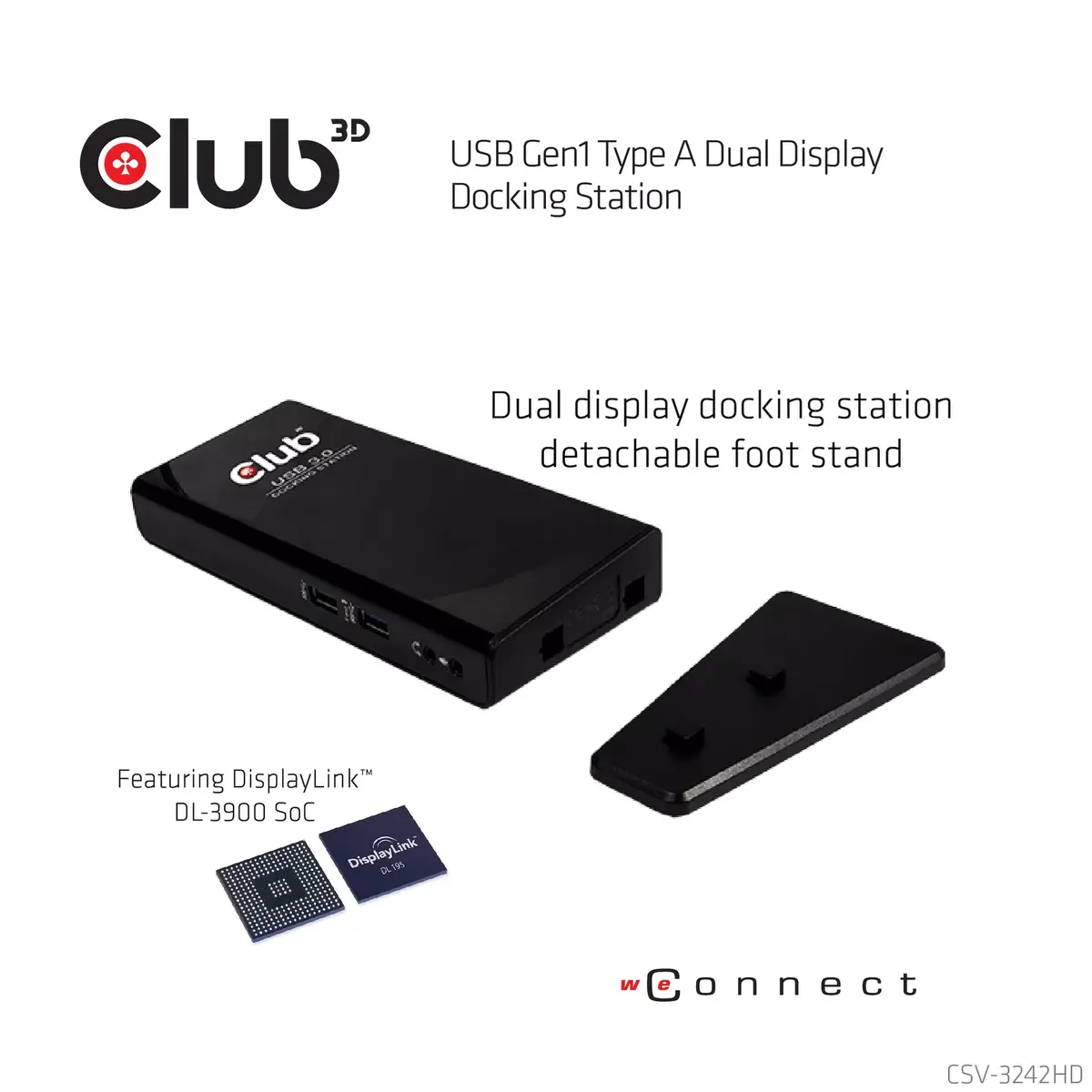 Док-станция CLUB3D USB Gen1 Type A Dual Display Photo 14