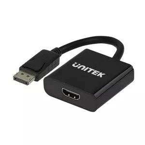 Video cable adapter Unitek Y-5118DA, black, supports up to 1920×1200 (1080p)