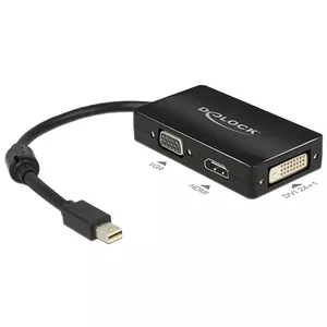 Cable DeLOCK 0.16m DisplayPort/VGA + HDMI + DVI