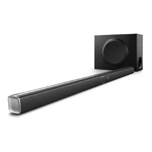 Skaļruņu josla Philips HTL5160B/12 3.1 kanāli, 320 W RMS, bezvadu zemfrekvences skaļrunis, Bluetooth, 2×HDMI, melna