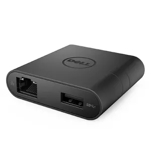 DELL USB-C - HDMI / VGA / Ethernet / USB 3.0, Black