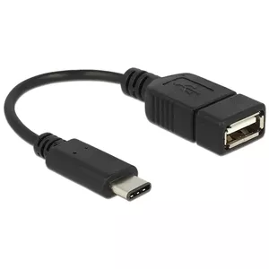 USB Cable DeLOCK 65579 USB 2.0 0.15 m USB C USB A Black
