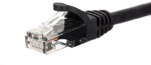 Tīkla kabelis NetRack Patchcord UTP Cat.5e 0.5m Melns