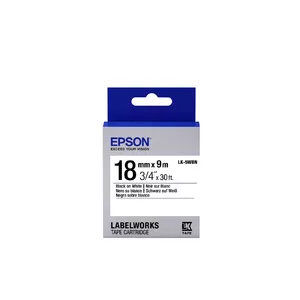 Label Cartridge Standard Epson LK-5WBN Black/White 18mm (9m)