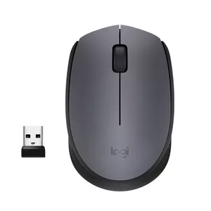 Logitech M170 Grey-K компьютерная мышь Для обеих рук Беспроводной RF Оптический 1000 DPI