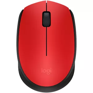 Logitech M171 mouse RF Wireless Optical 1000 DPI, Red