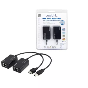 LogiLink Line Extender USB via CAT5/6 interfeisa karte/adapteris