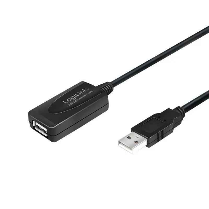 USB кабель LogiLink 10м USB 2.0 M/F Photo 2