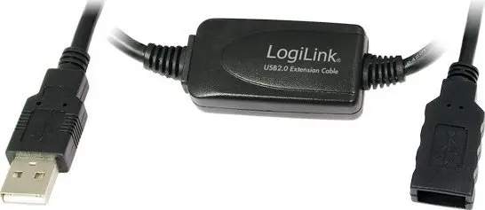 USB kabelis LogiLink 15M USB 2.0 M/F Photo 2